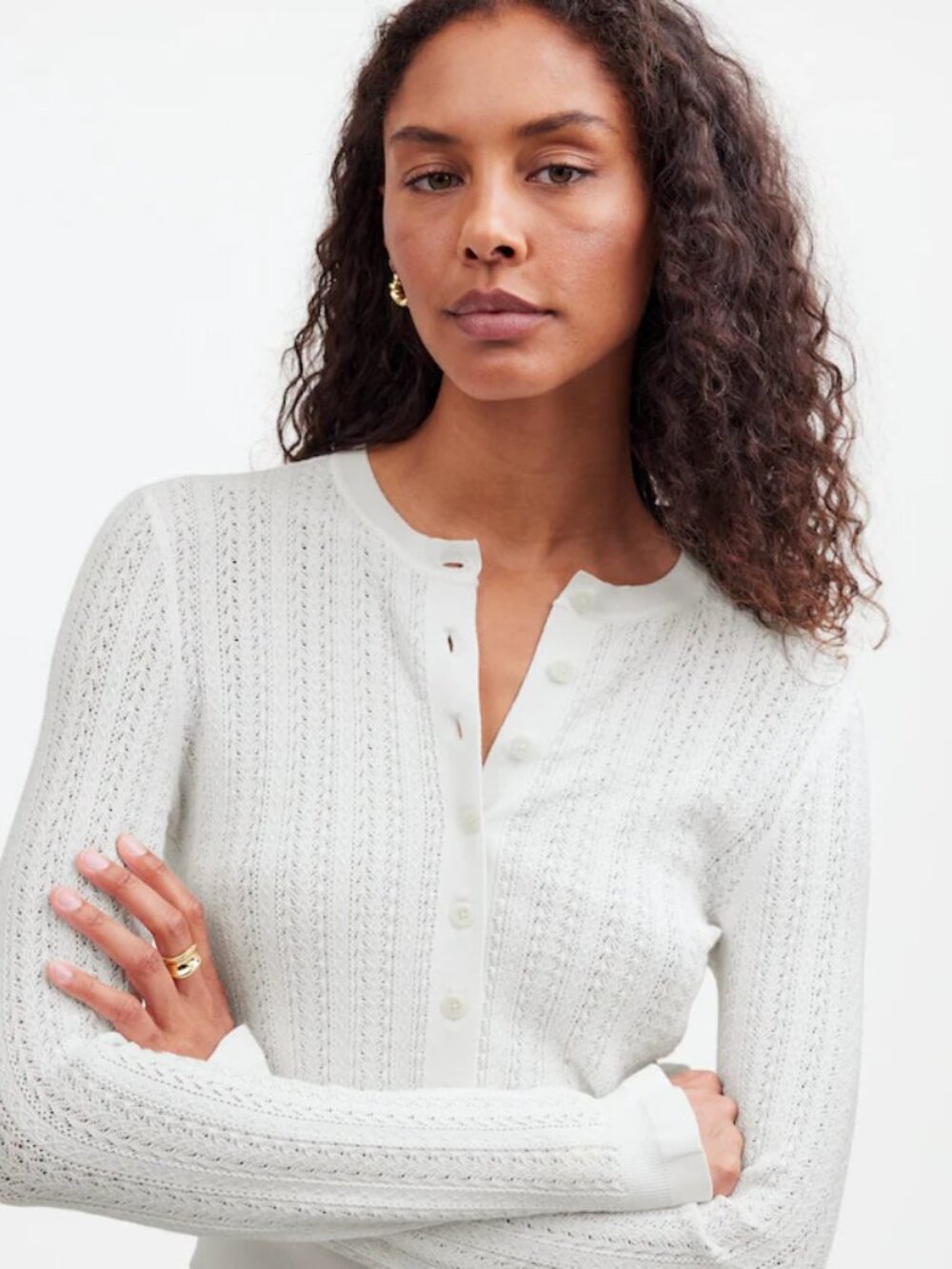 Madewell The Signature Open-Knit Cardigan • size xxs • NWT • NS647